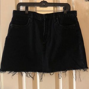 Blank NYC Black Jean Skirt size 30